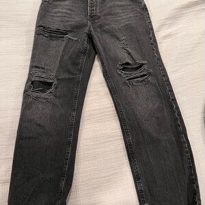 Free People Black Denim